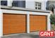Cекційні гаражні ворота Gant Plus розмір 2400 х 2030 мм. (Фільонка - під дерево) Торсіон