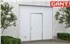 Cекційні гаражні ворота Gant Plus Pro розмір 2400 х 2030 мм. (Доска - покраска) Торсіон
