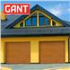 Cекційні гаражні ворота Gant Plus розмір 2400 х 2030 мм. (Широка лінія - під дерево) Пружини розтягу
