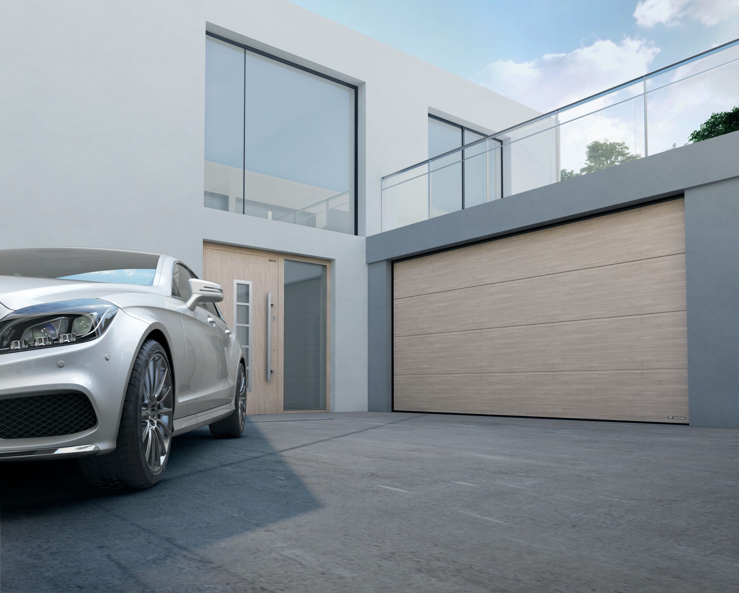 Фото #1 секционных гаражных ворот GANT PR, GANT Plus