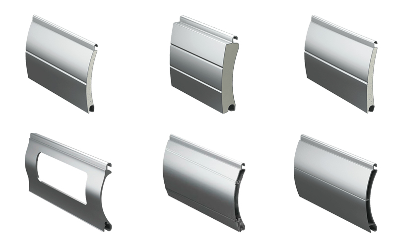 Ролетні ламелі види профілю. Фото