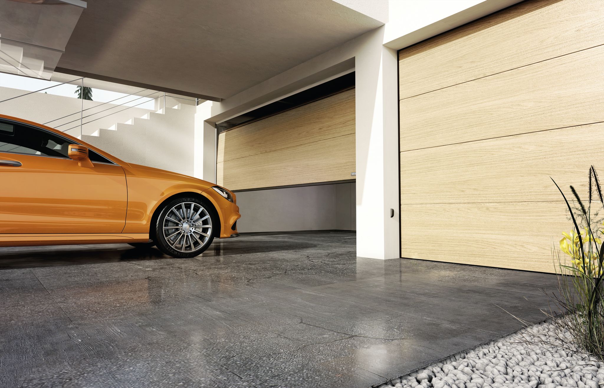 Фото #5 секционных гаражных ворот GANT PR, GANT Plus